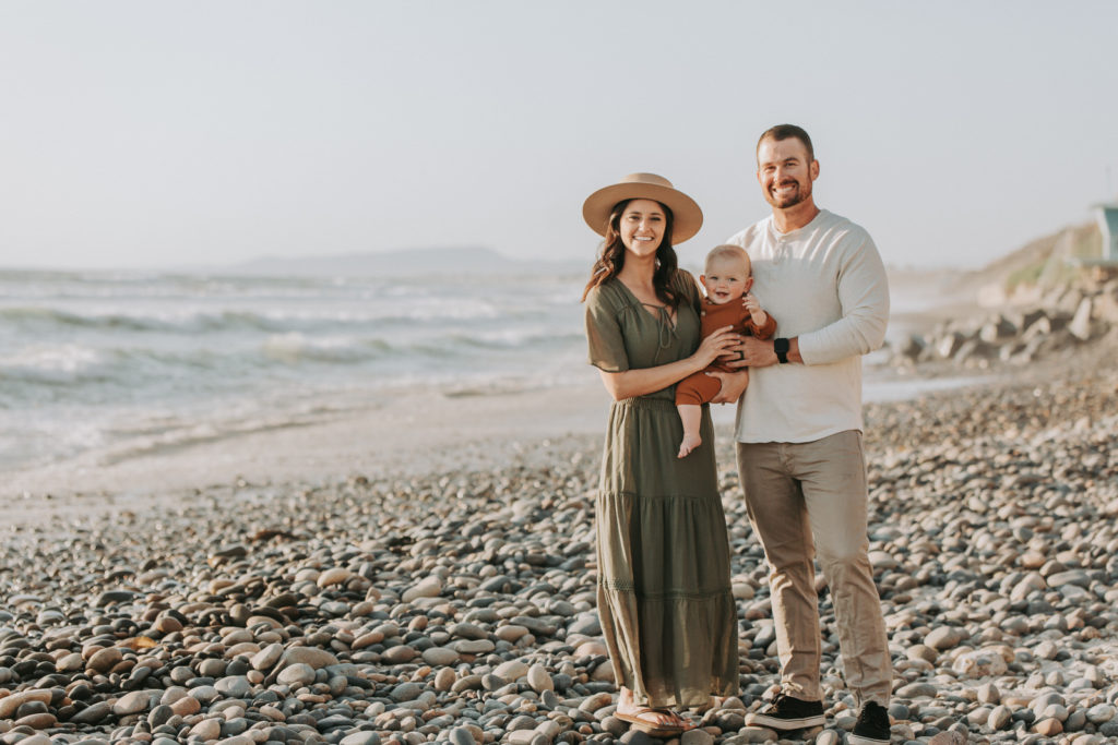 Carslbad State Beach Family Portrait Photoshoot
